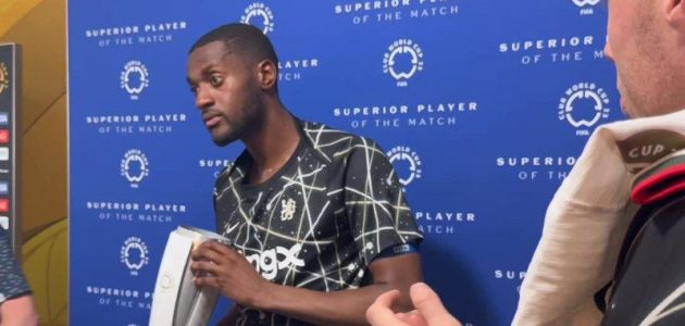 رسميًا: أدارابيويو يتوج بجائزو أفضل لاعب في مباراة الترجي التونسي ضد تشيلسي